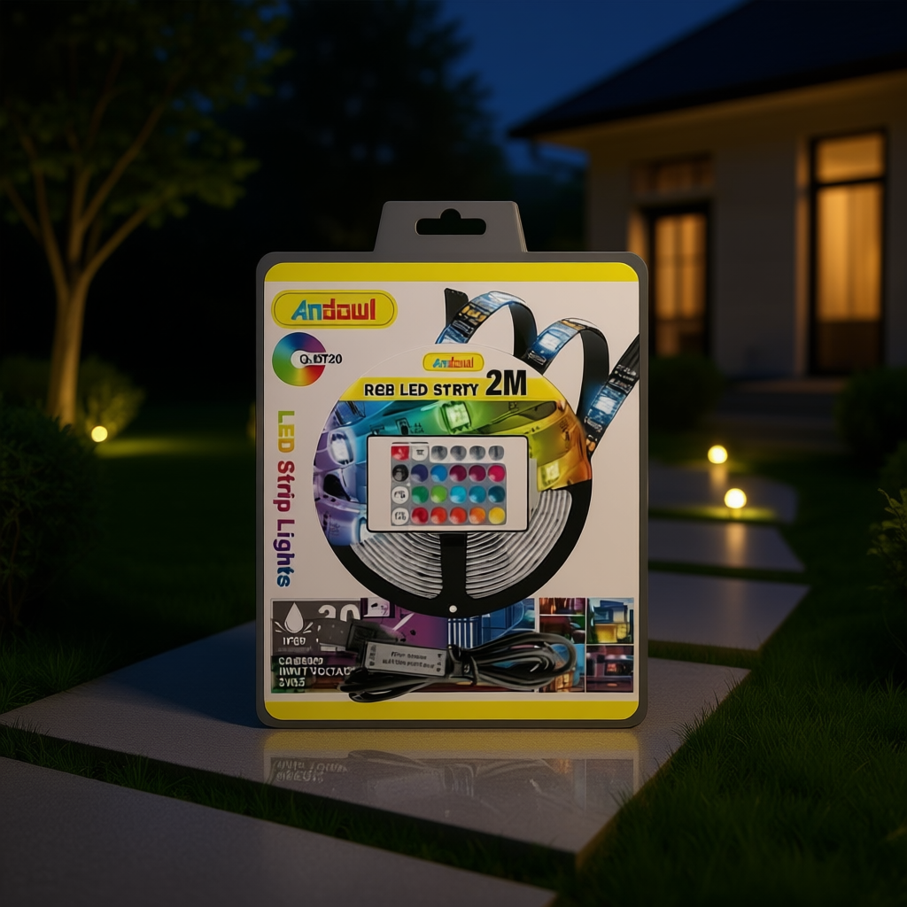 Tira de luces RGB 2M USB impermeable IP67