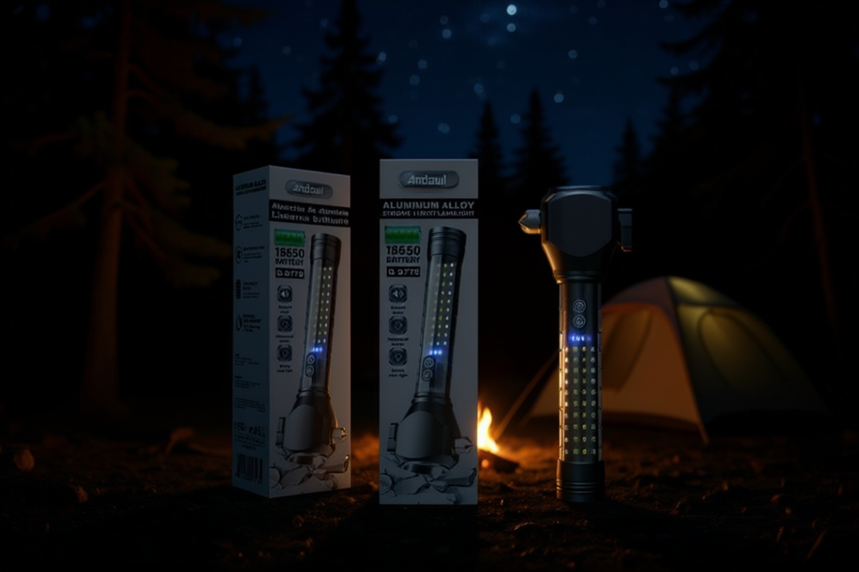 Linterna brillante impermeable recargable 140 LM 2500 mah