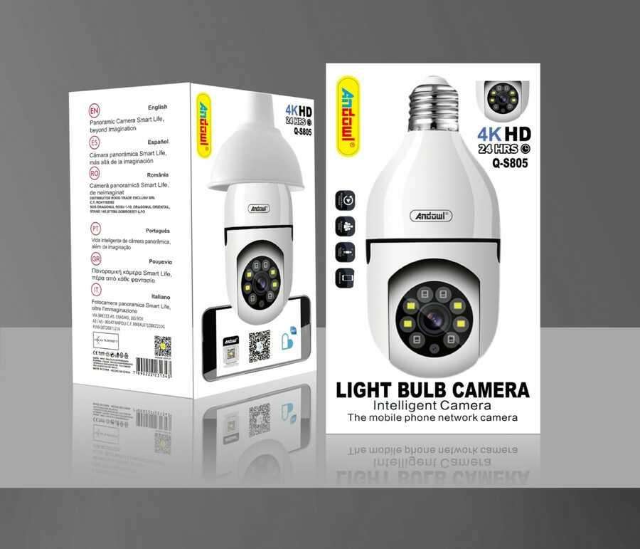 Camara de seguridad BULB para interiores 4K tarjeta hasta 128GB