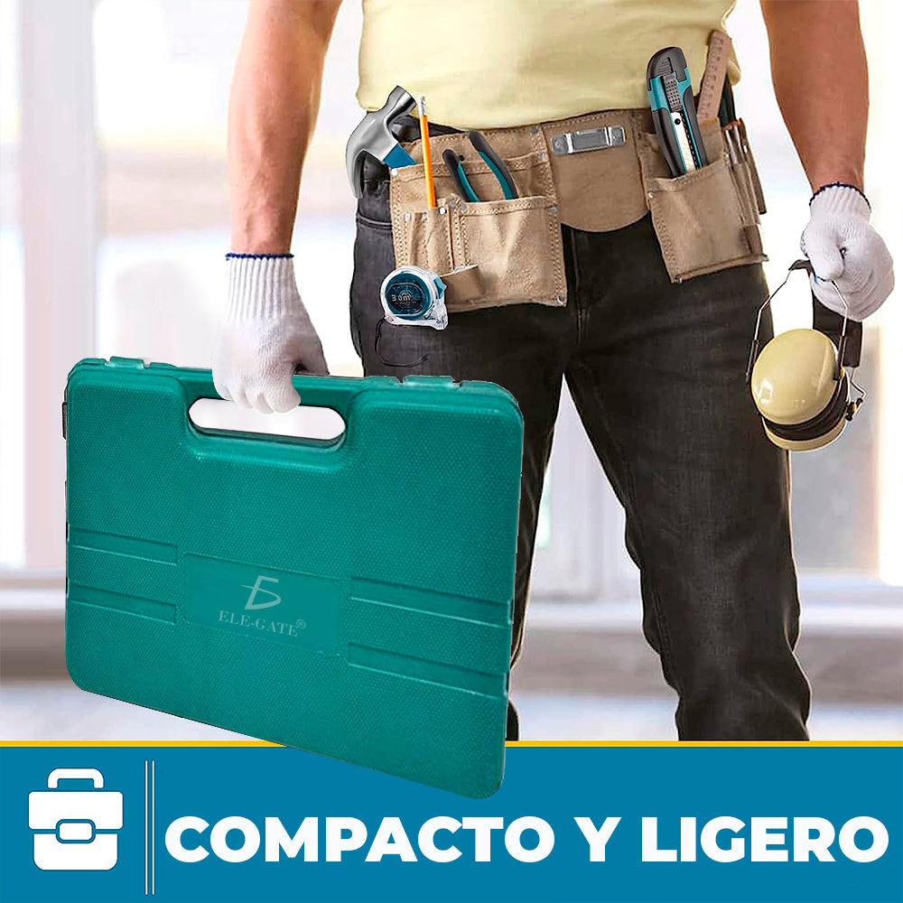 Juego de Herramientas Domésticas Multifuncionales - Kit Completo de Reparación y Bricolaje