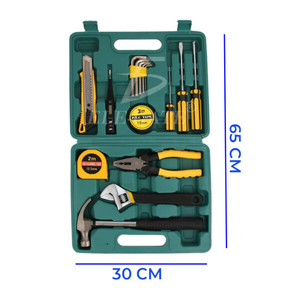 Juego de Herramientas Domésticas Multifuncionales - Kit Completo de Reparación y Bricolaje