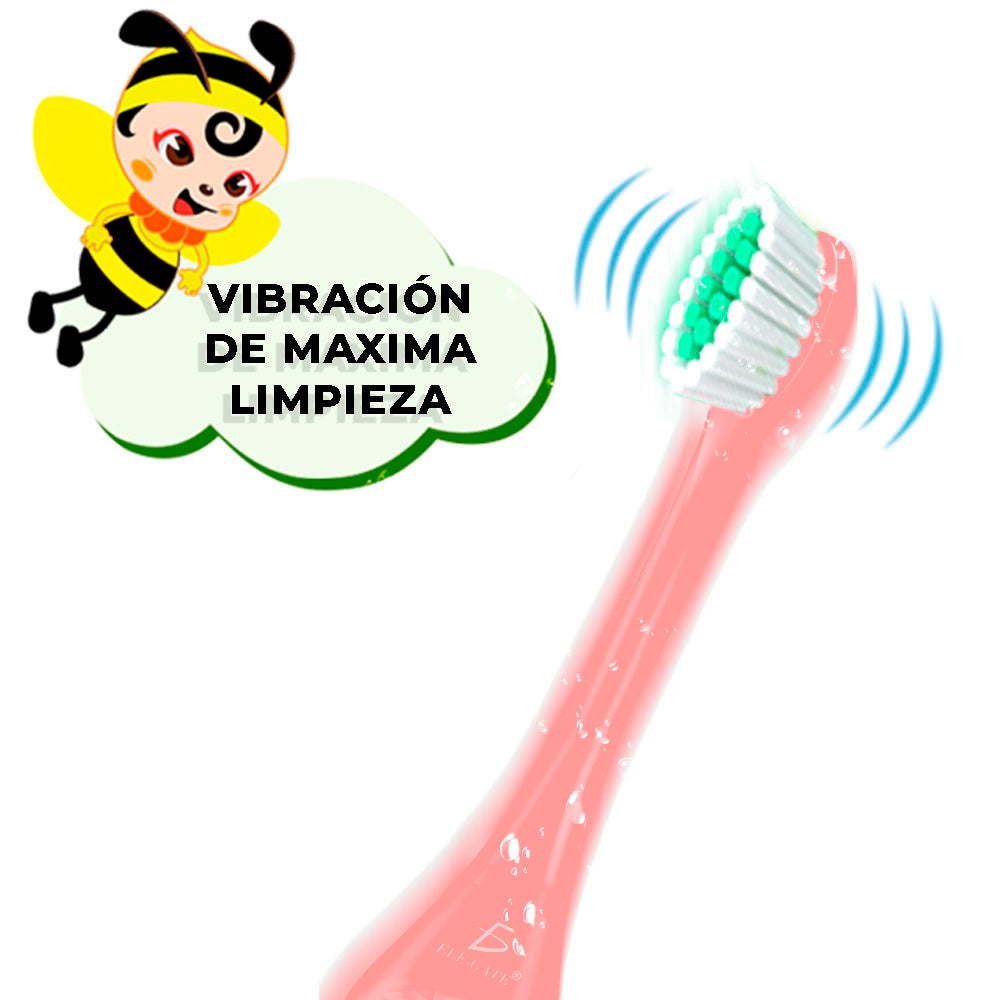 Cepillo Eléctrico para Niños y Niñas con Pila Recargable via USB