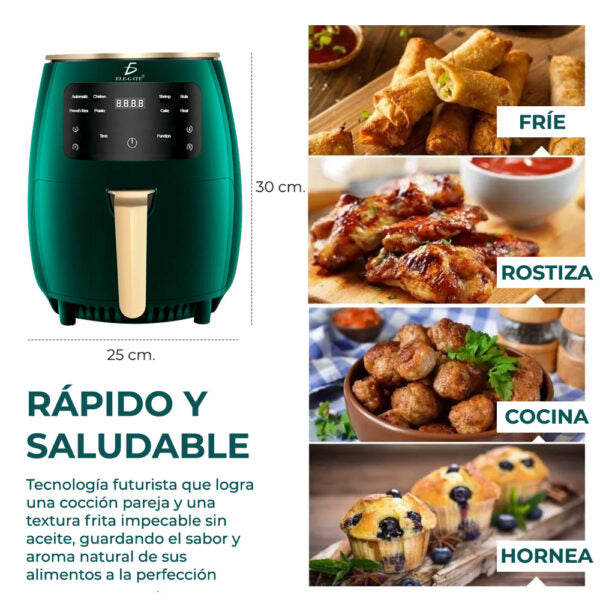 Freidora de aire multifunción para alimentos 4.5L