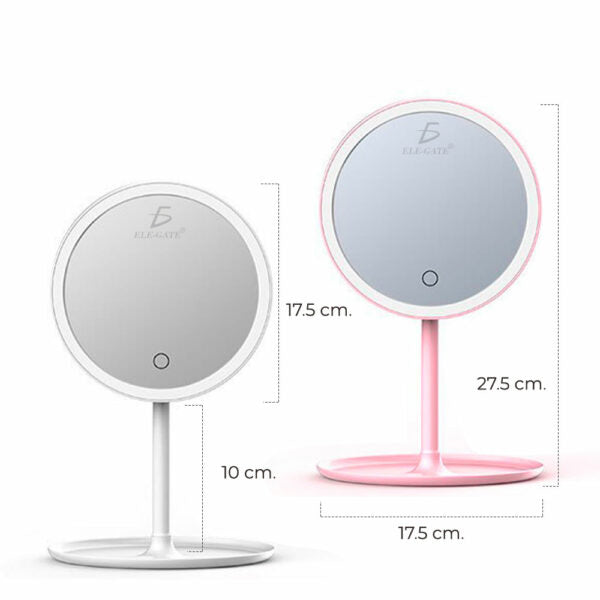 Anillo de luz LED 17,5 cm espejo de maquillaje Tiktok portátil