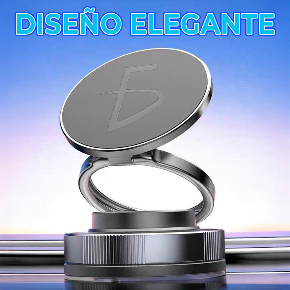 Soporte Magnético para Celular con Succión al Vacío y Rotación 360°