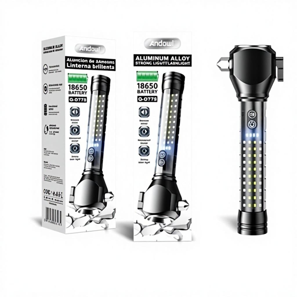 Linterna brillante impermeable recargable 140 LM 2500 mah