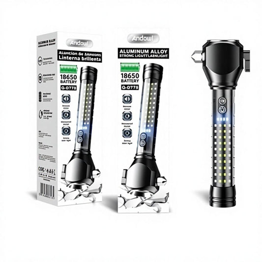 Linterna brillante impermeable recargable 140 LM 2500 mah