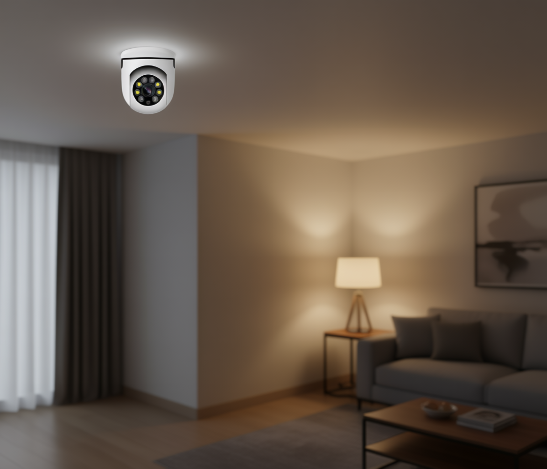Camara de seguridad BULB para interiores 4K tarjeta hasta 128GB