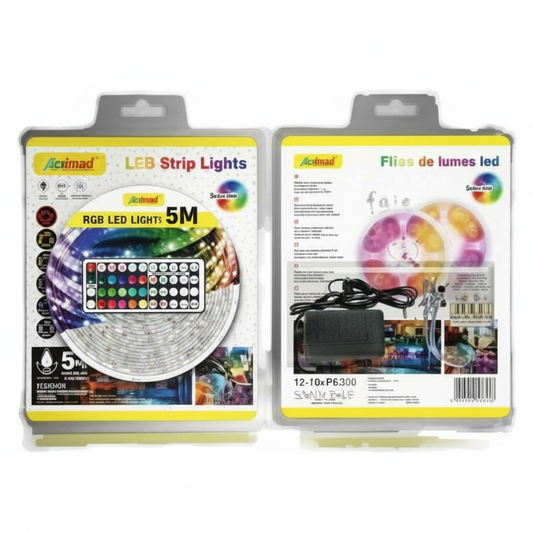 Luces LED RGB 5M contra agua IP67