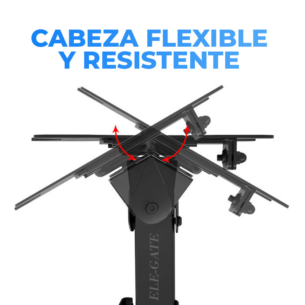 Soporte de Mesa Para 4 Monitor TV Para Montaje En Pared 13 a 27