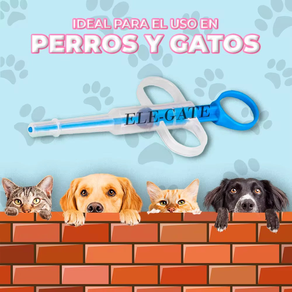 Pistola dispensadora de cápsulas para mascotas