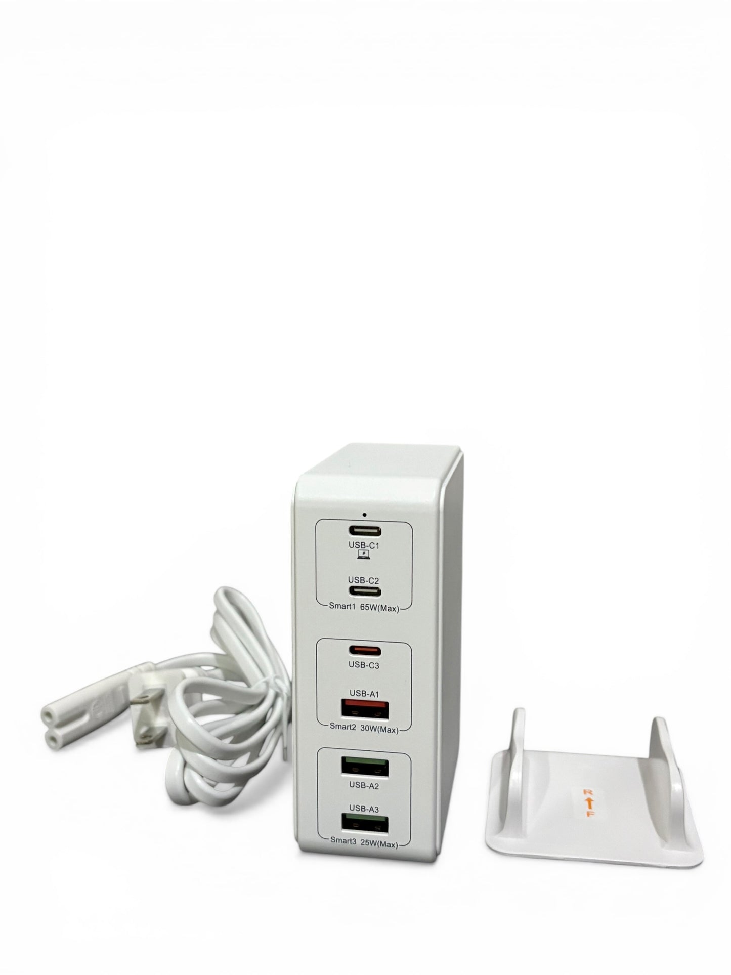 Cargador rápido de escritorio de 6 puertos de 120W