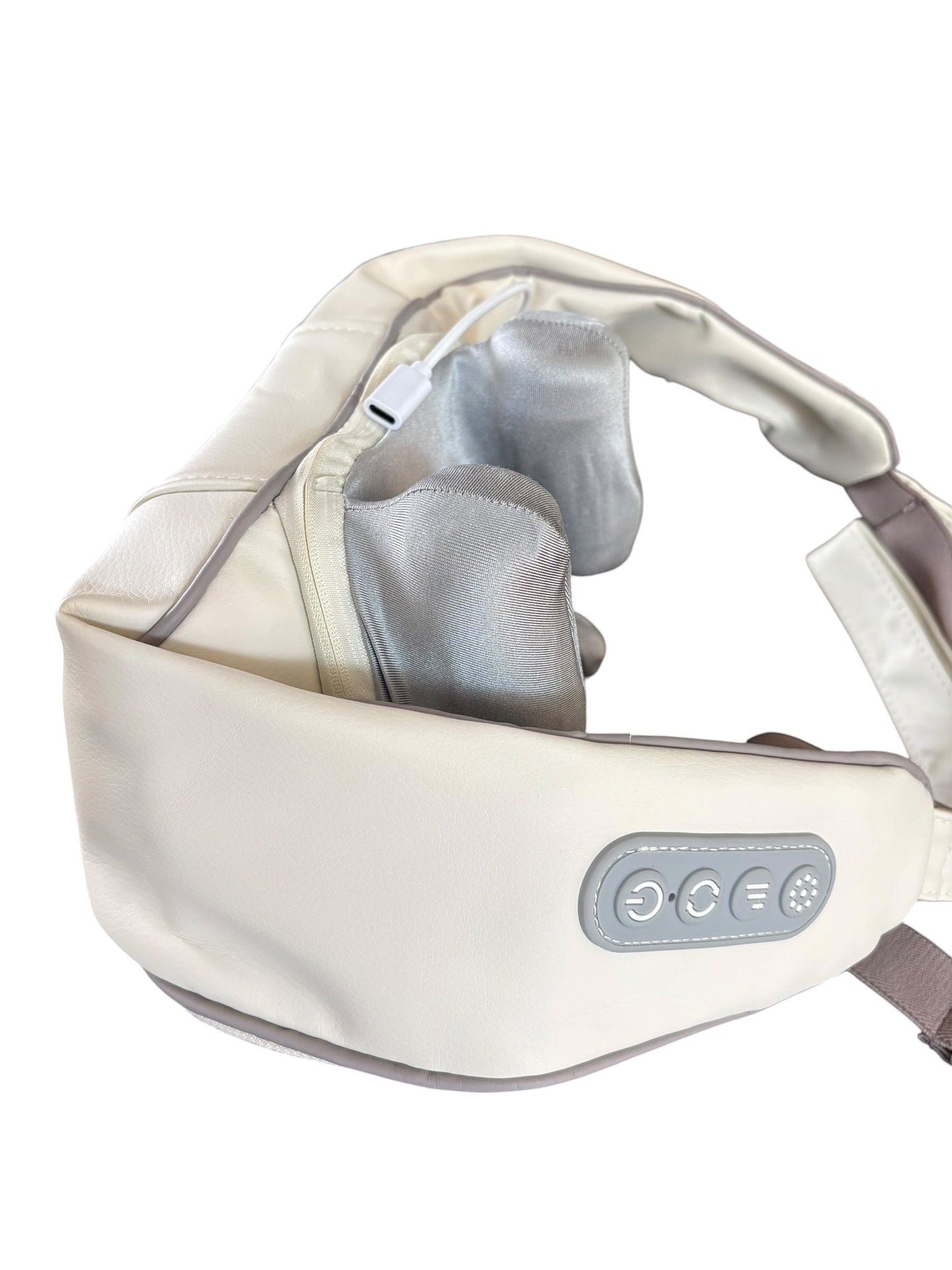 Masajeador De Cuello, Hombros, Cintura, Piernas, Masajeador Relajante: Cojín De Masaje Eléctrico Recargable – Amasamiento En 3D Con Calor – Alivio Perfecto En Casa, Oficina, Viajes