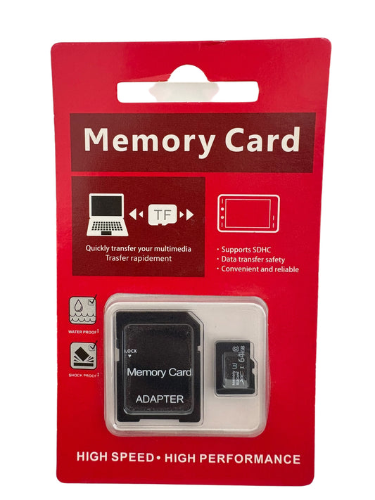 Tarjeta de memoria de cámara, grabadora, camara de seguridad SD 256GB, 128GB & 64 GB