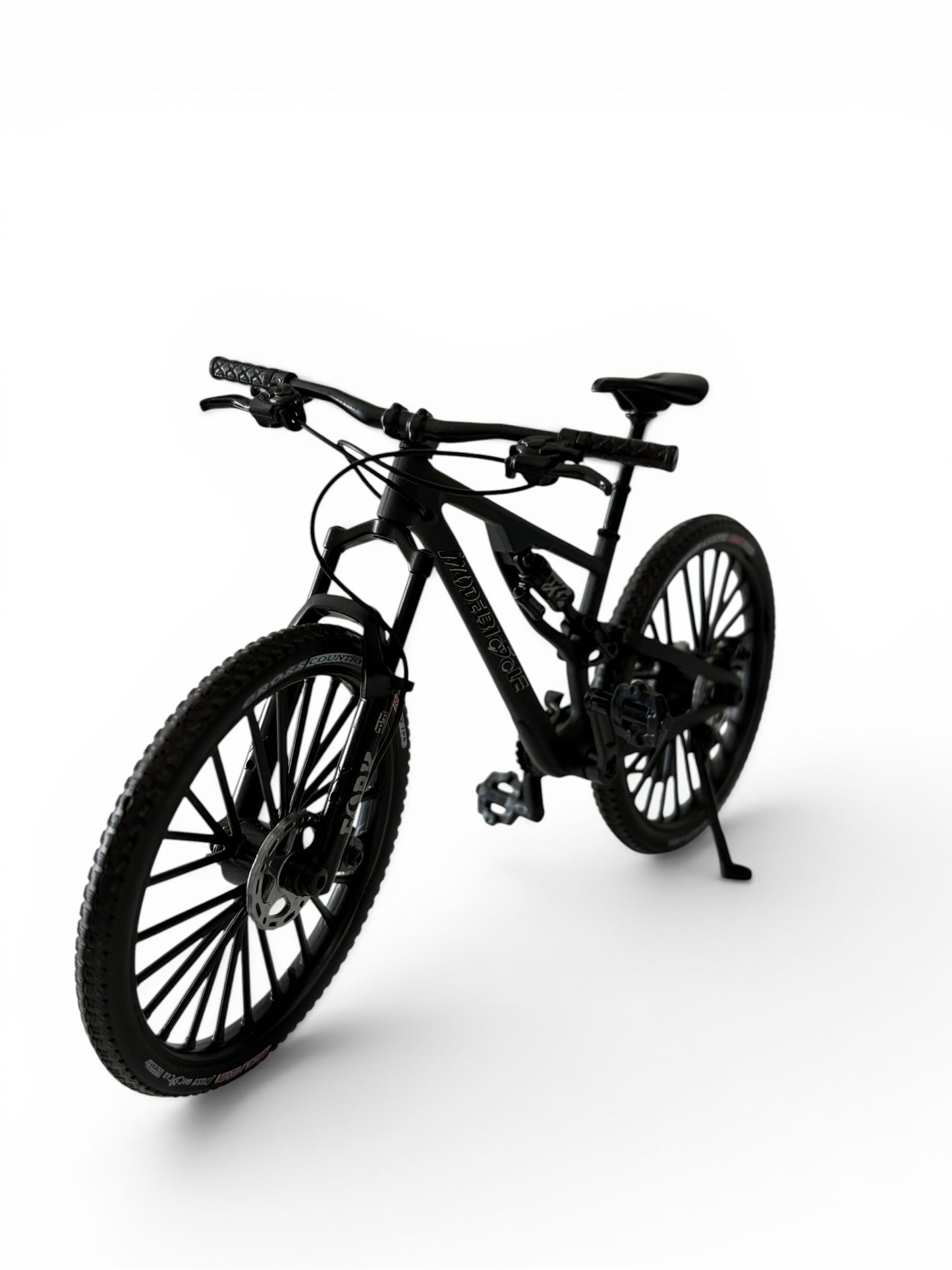 Bicicleta minuatura de montaña Gris