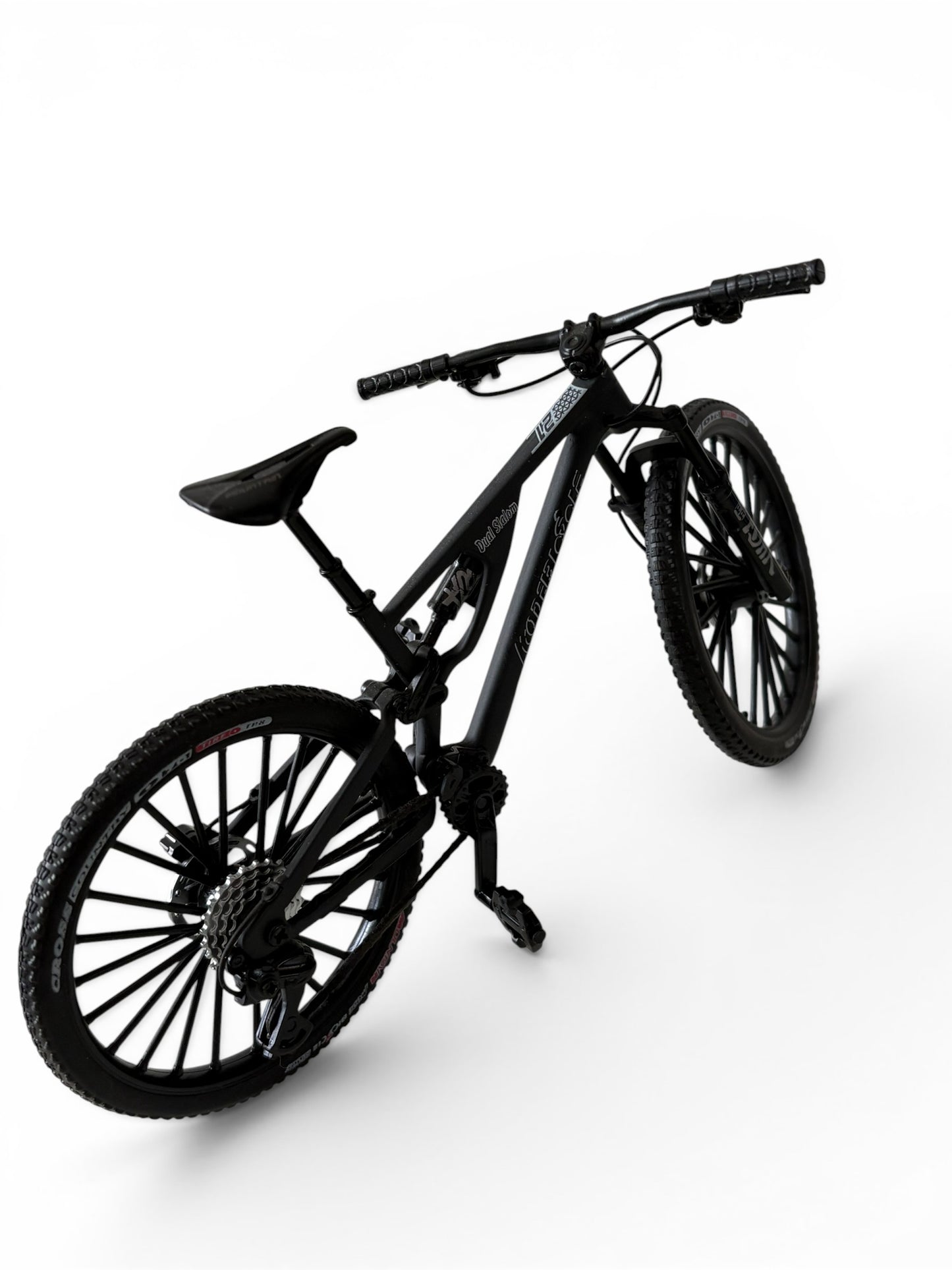 Bicicleta minuatura de montaña Gris