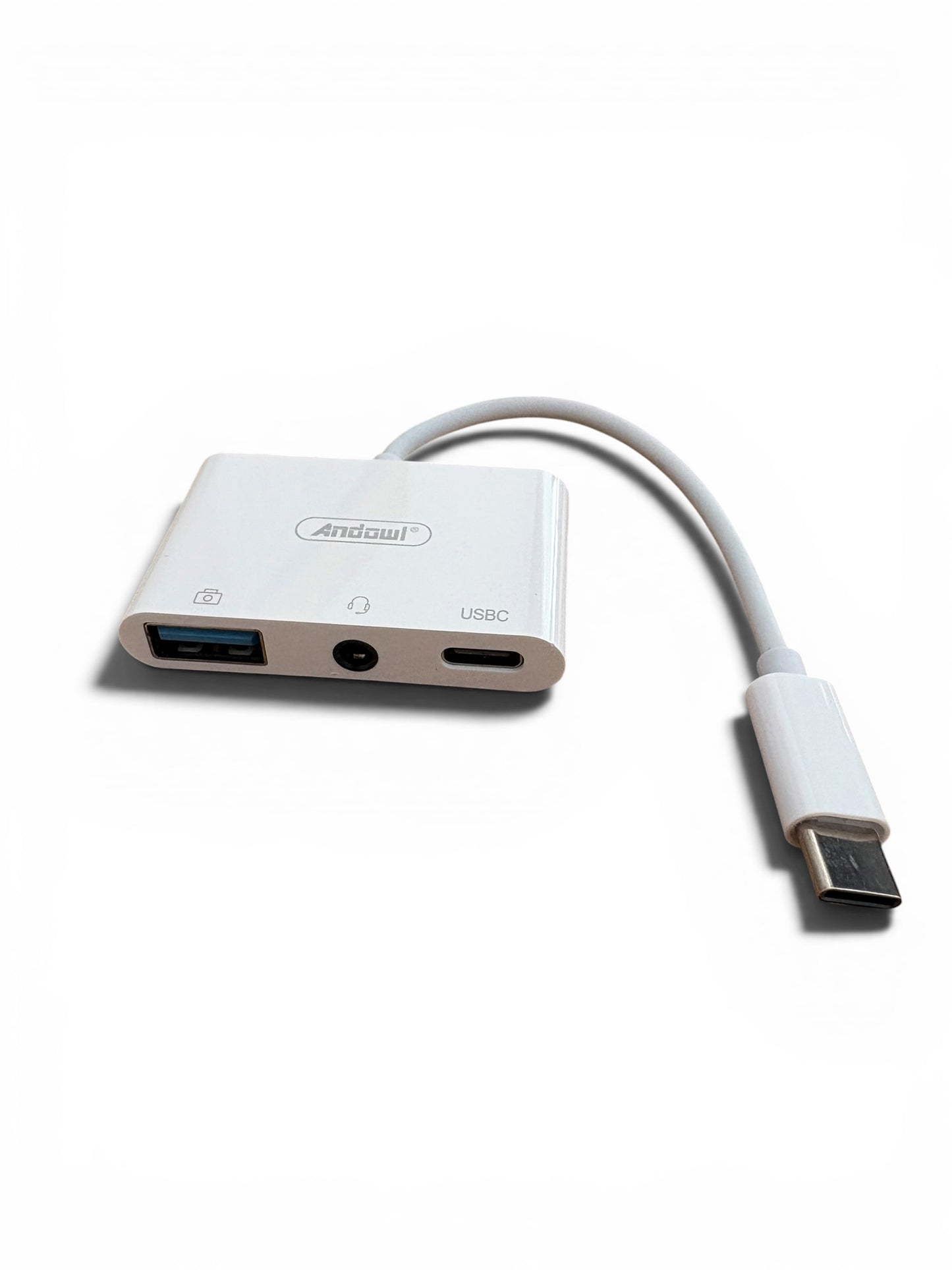 Adaptador universal para laptop y teléfono móvil tipo C USB Audio