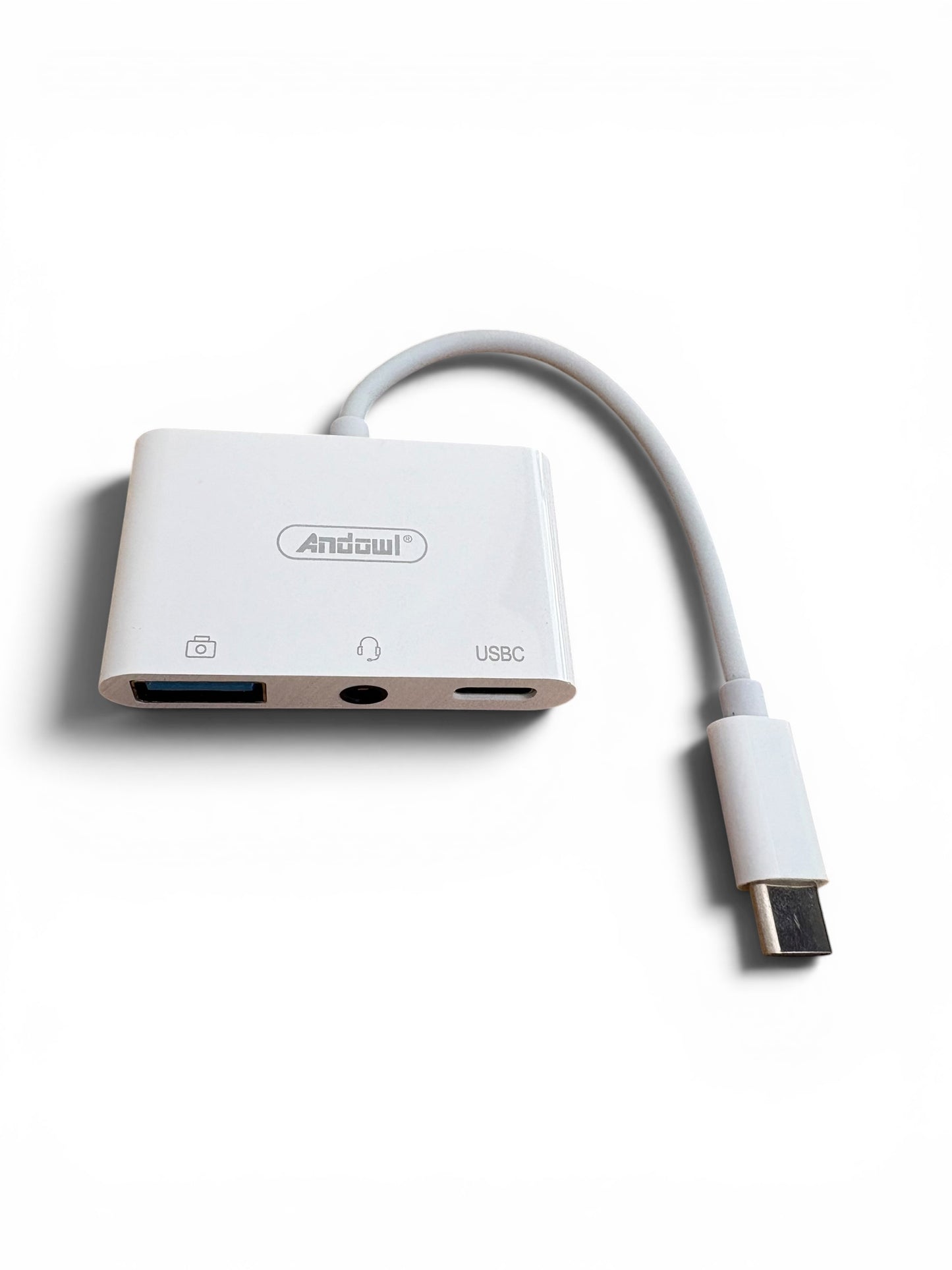 Adaptador universal para laptop y teléfono móvil tipo C USB Audio