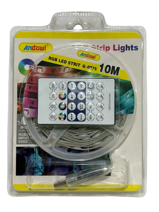Tira de luces RGB USB Impermeable IP65 10M