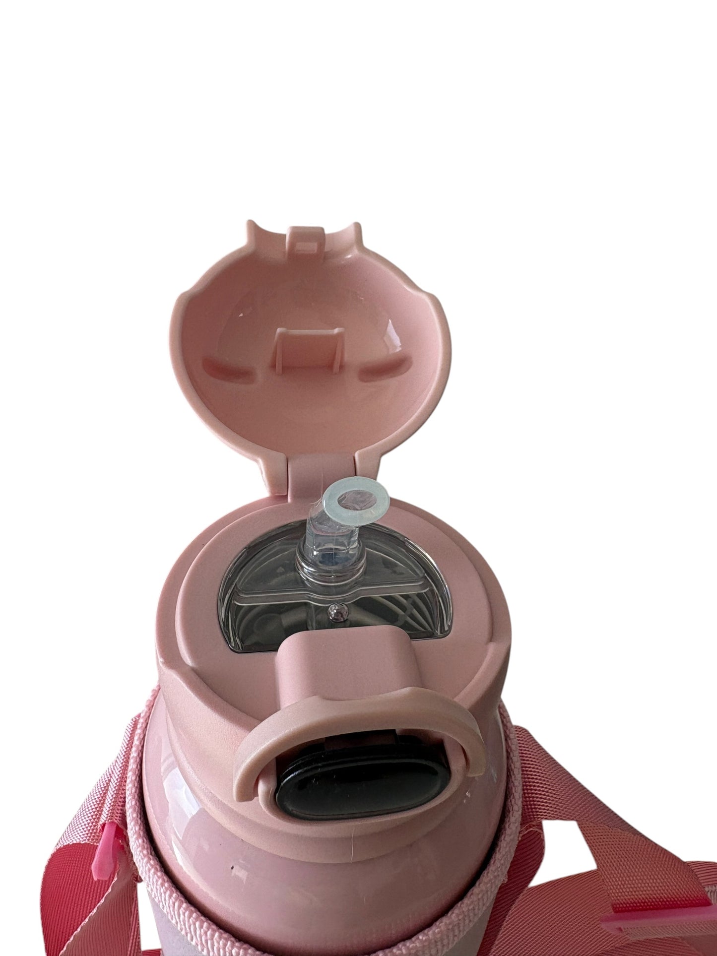 Botella de Agua con Tapa de Popote Térmicas de Acero Inoxidable 22 Onzas