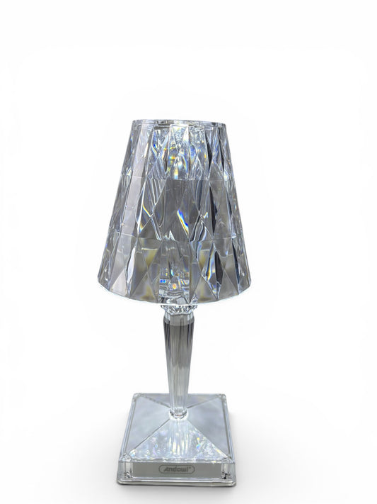 Lampara de mesa, luz tricolor, blanca, cálida y neutral