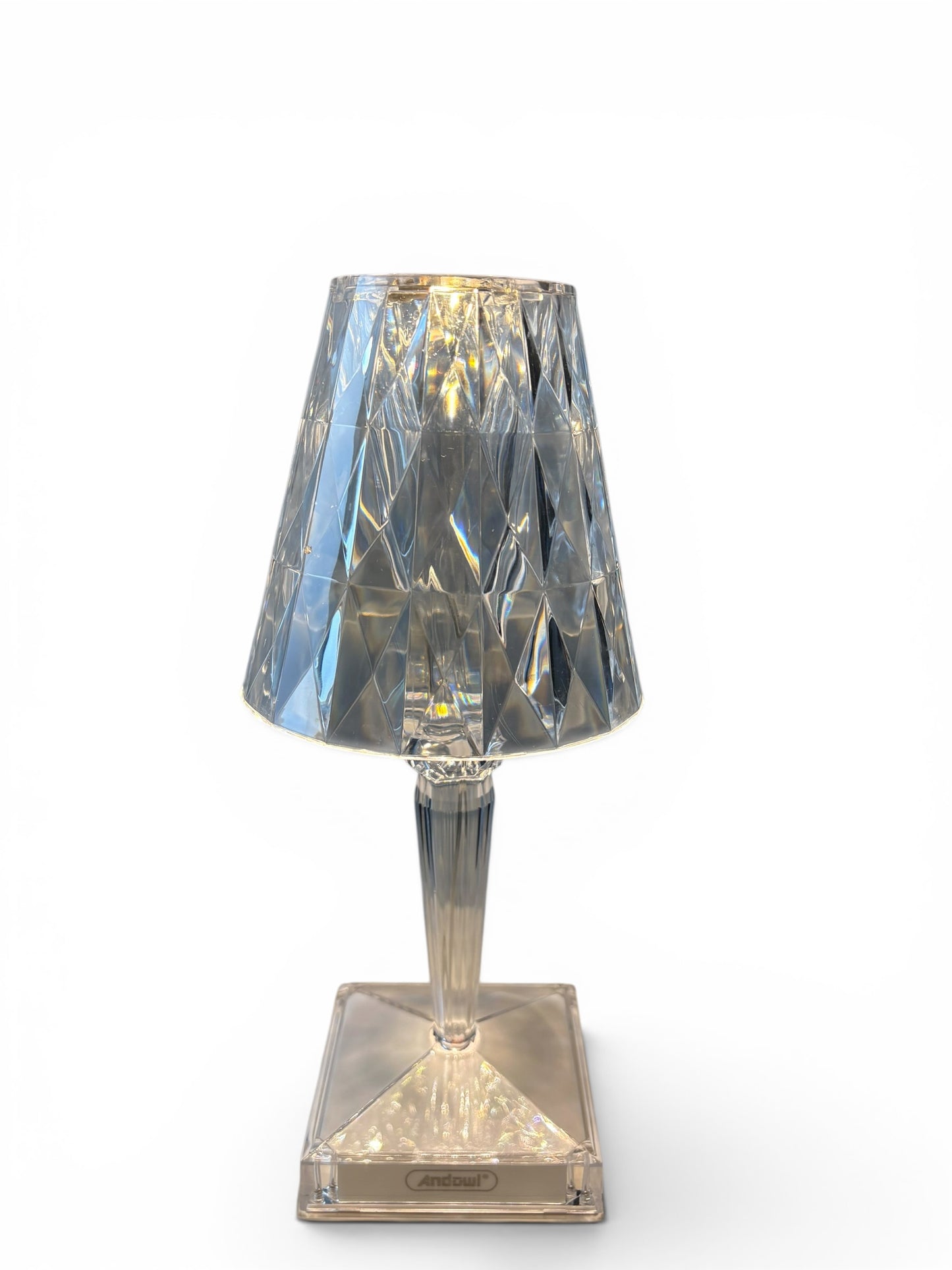 Lampara de mesa, luz tricolor, blanca, cálida y neutral
