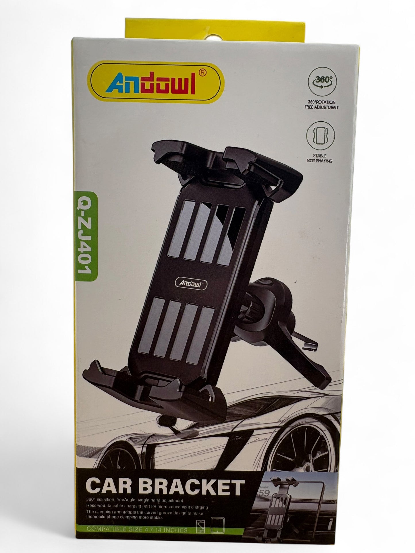 Soporte 360 de celular para vehículos con sujetador a salida de aire