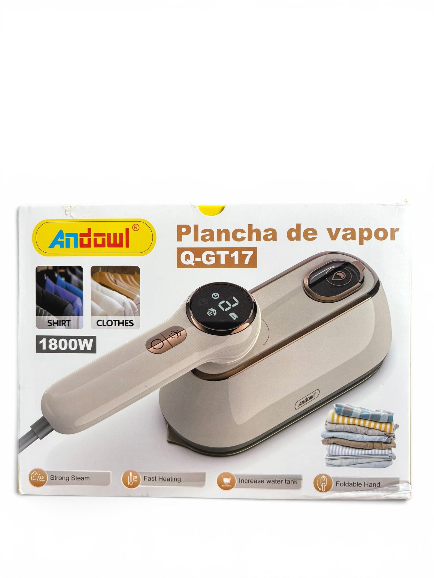 Plancha de Vapor Eléctrica 1800W