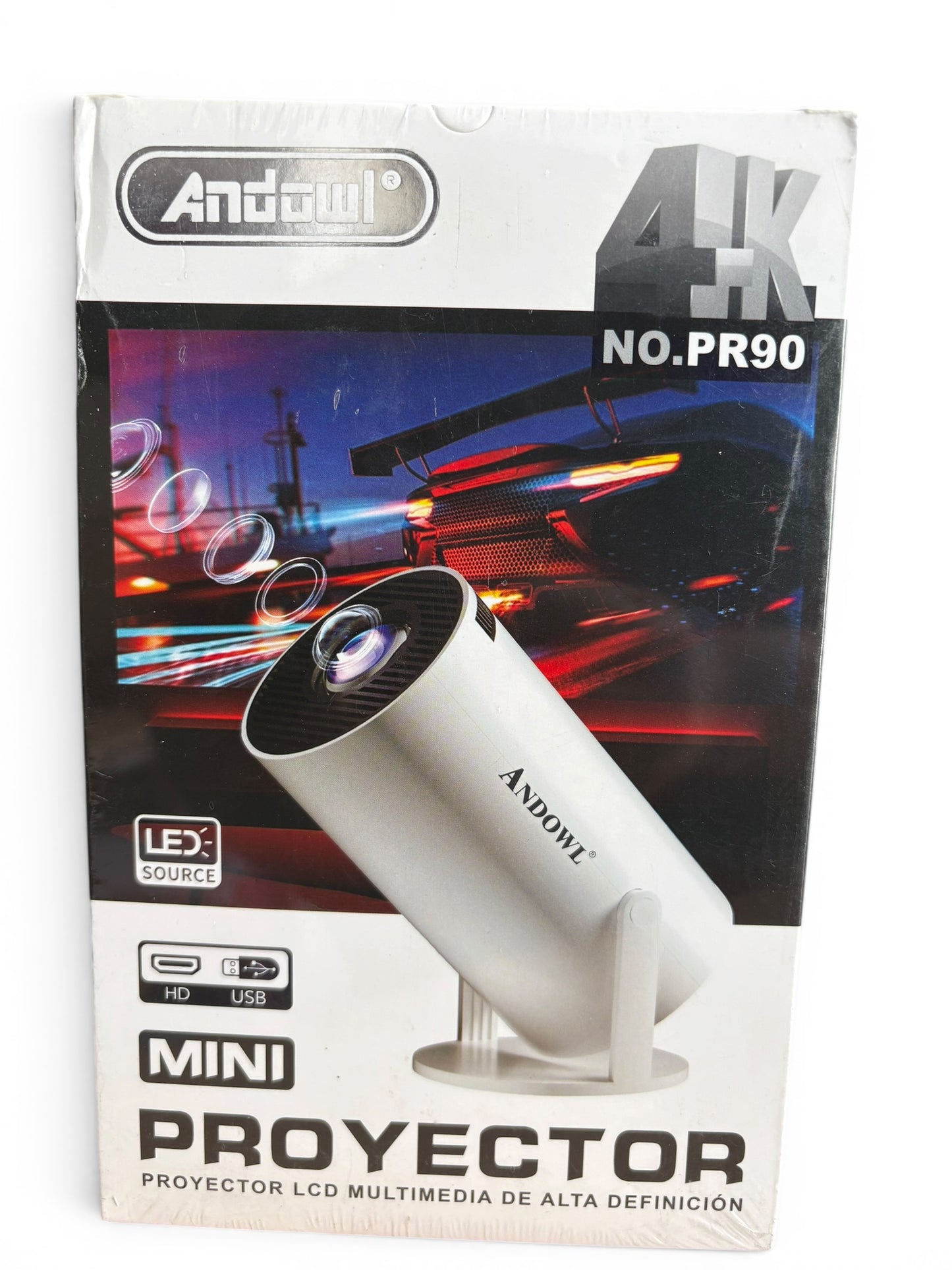 Proyector LCD Multimedia 4k 40-120 Pulgadas
