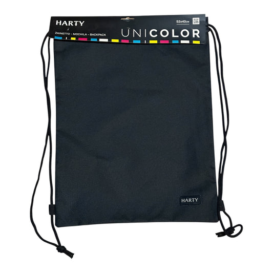 Mochila Negra con Cordón 52cm X 40cm