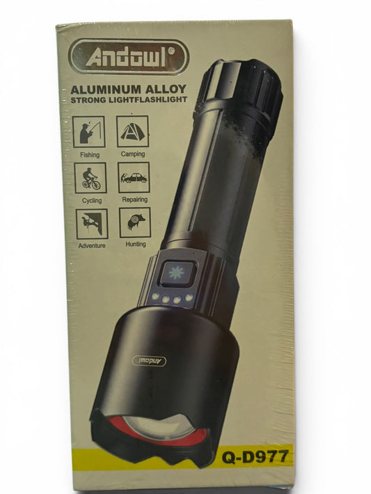 Linterna recargable de aluminio 2200 mah