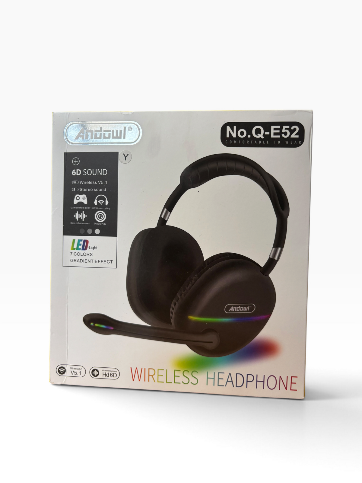 Auriculares Inalámbricos Gamer 6D Sound Stereo Sound 7 Colores