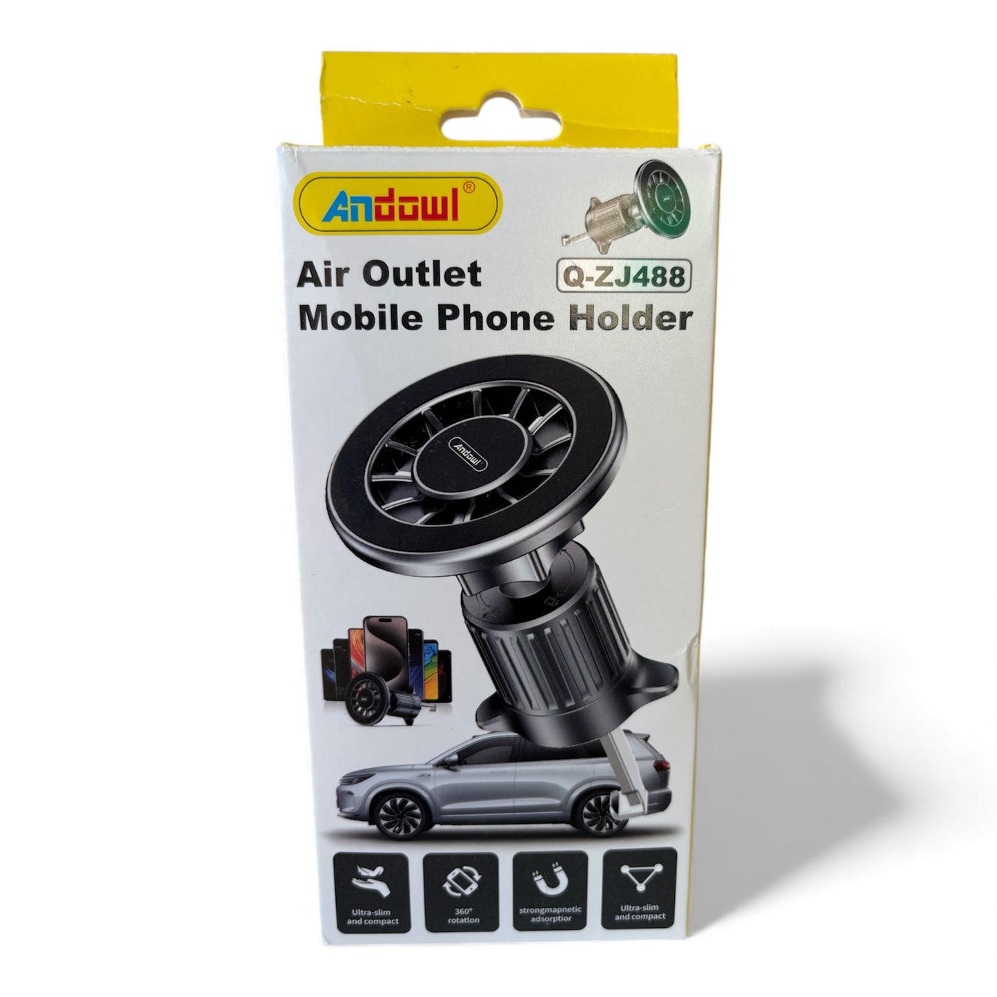 Soporte magnético para celular en el auto para montaje en la salida del aire