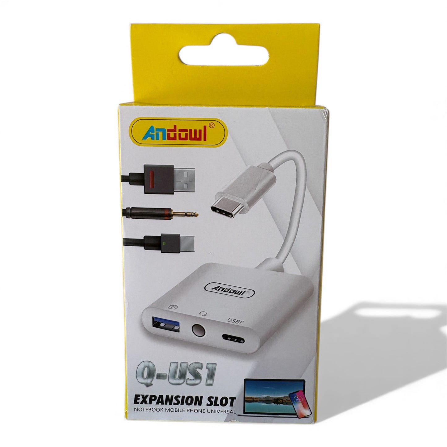 Adaptador universal para laptop y teléfono móvil tipo C USB Audio