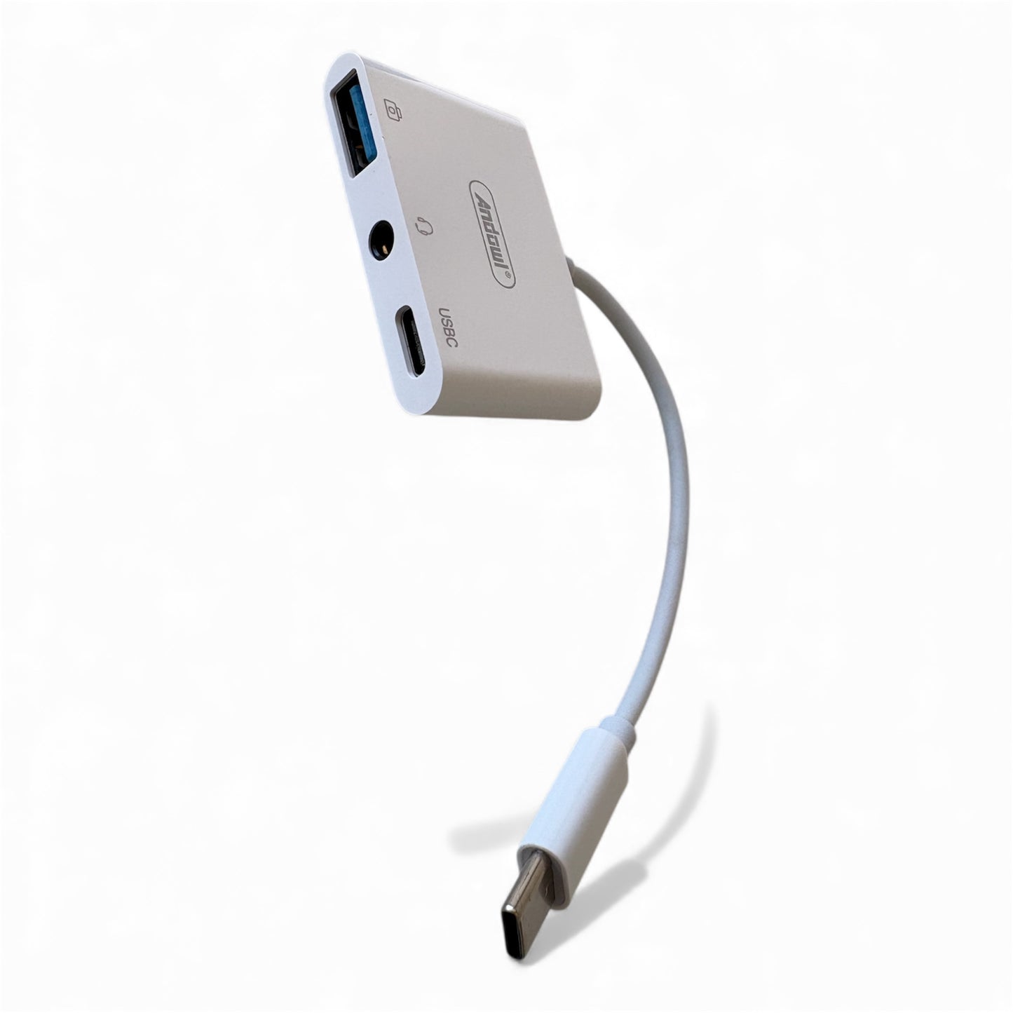 Adaptador universal para laptop y teléfono móvil tipo C USB Audio