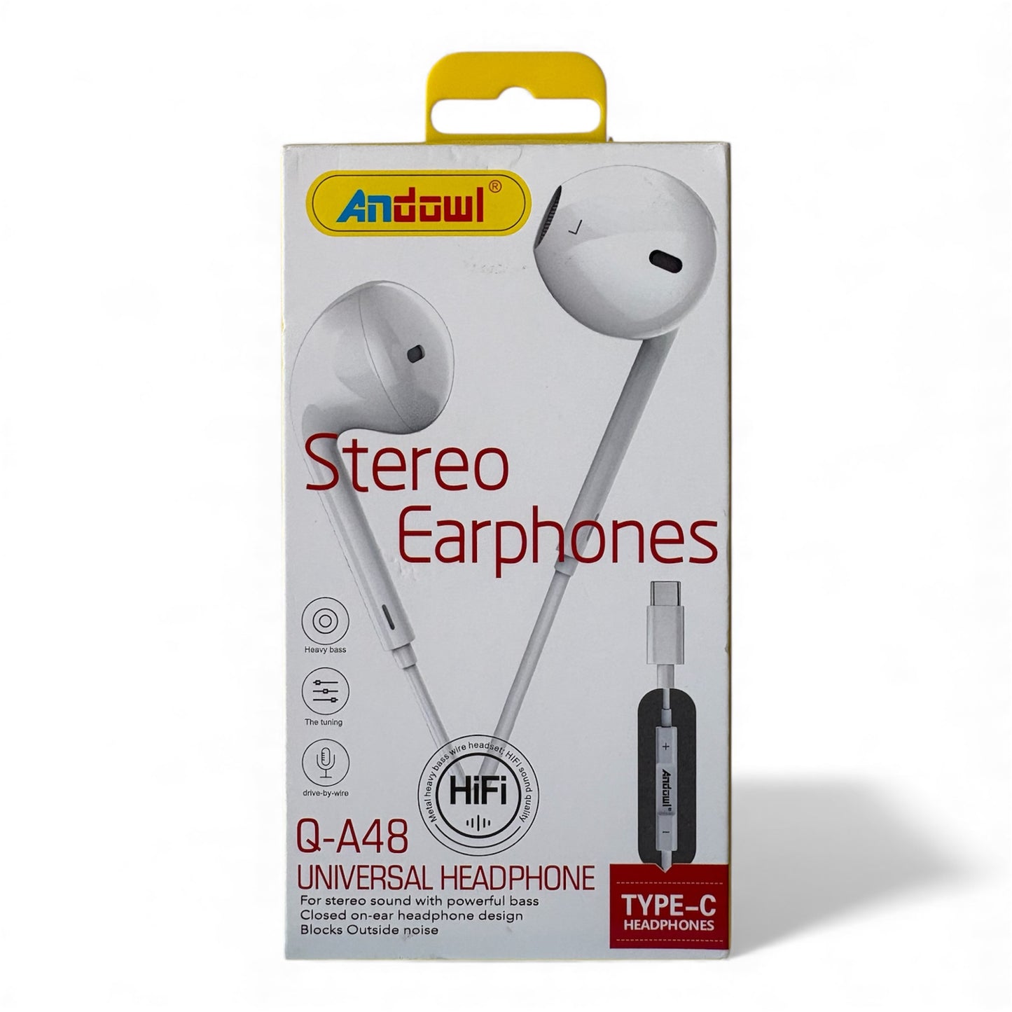 Auriculares tipo C con cable HiFi sound