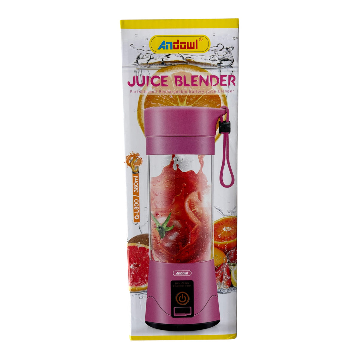 Vaso exprimidor portátil recargable 380 ML 10-12 Horas