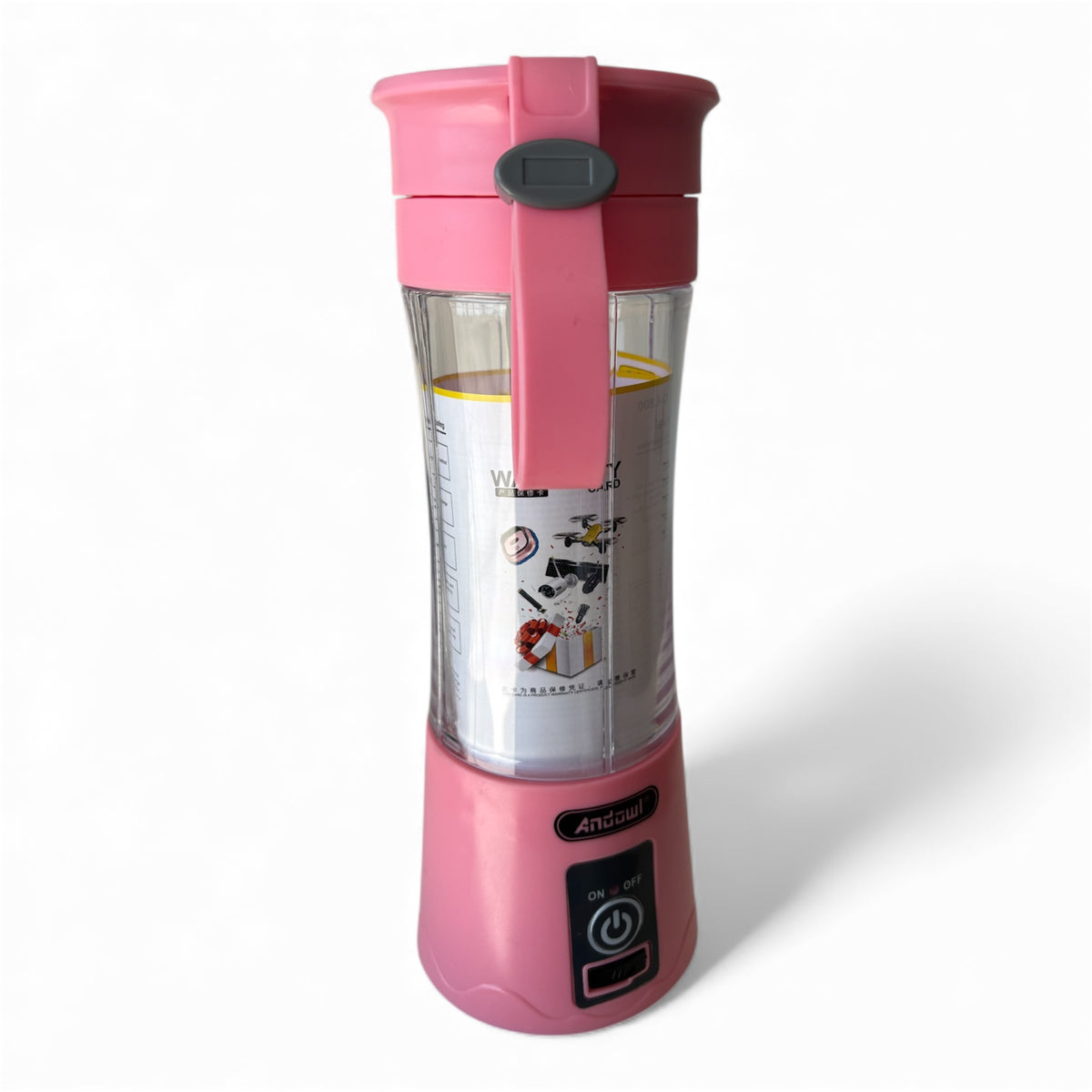 Vaso exprimidor portátil recargable 380 ML 10-12 Horas
