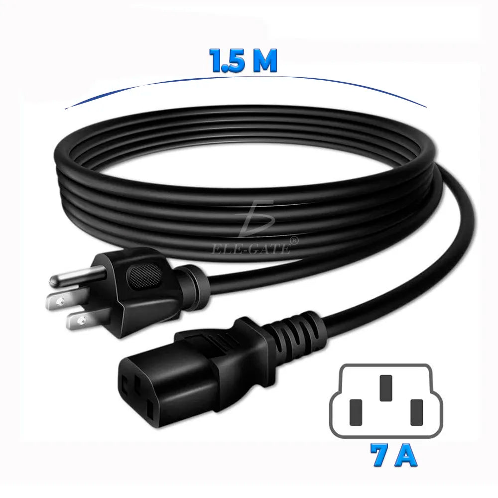 Cable De Poder Corriente Trifásico 7A1.50m 800W