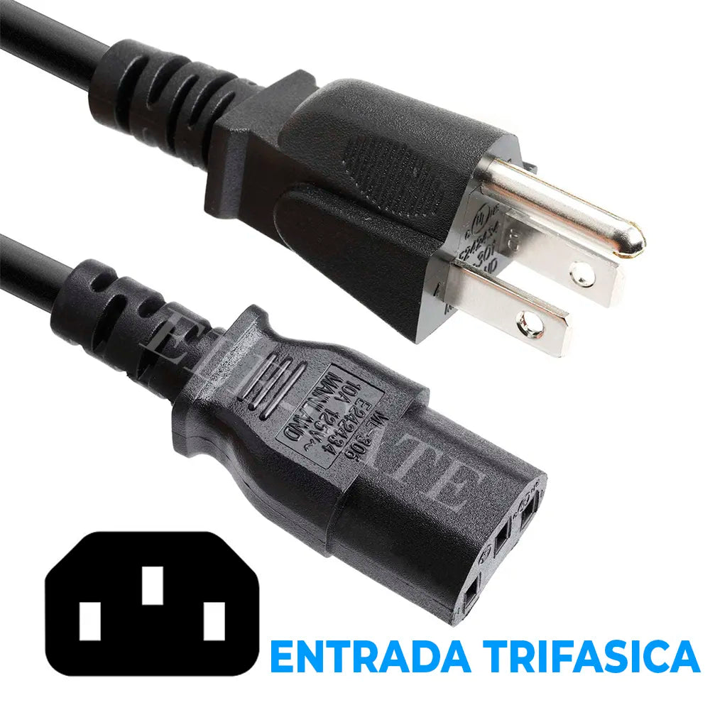Cable De Poder Corriente Trifásico 7A1.50m 800W
