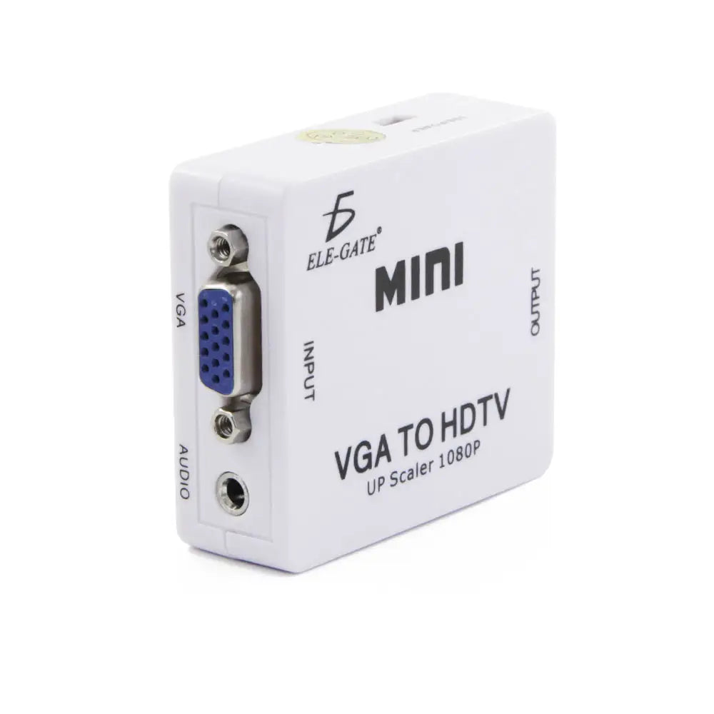 Mini convertidor adaptador de señal VGA a HDMI 1080P TV