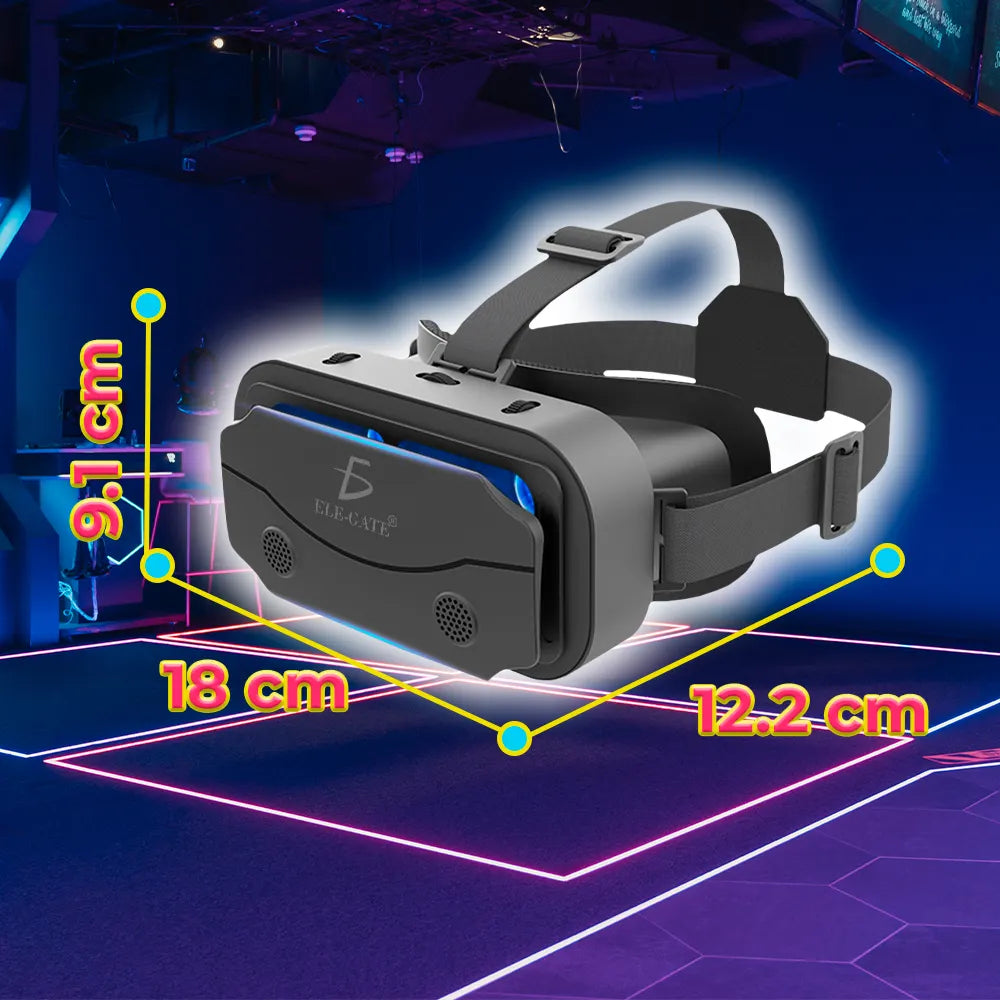 Lentes de realidad virtual VR ajustables soportan dispositivos de hasta 7