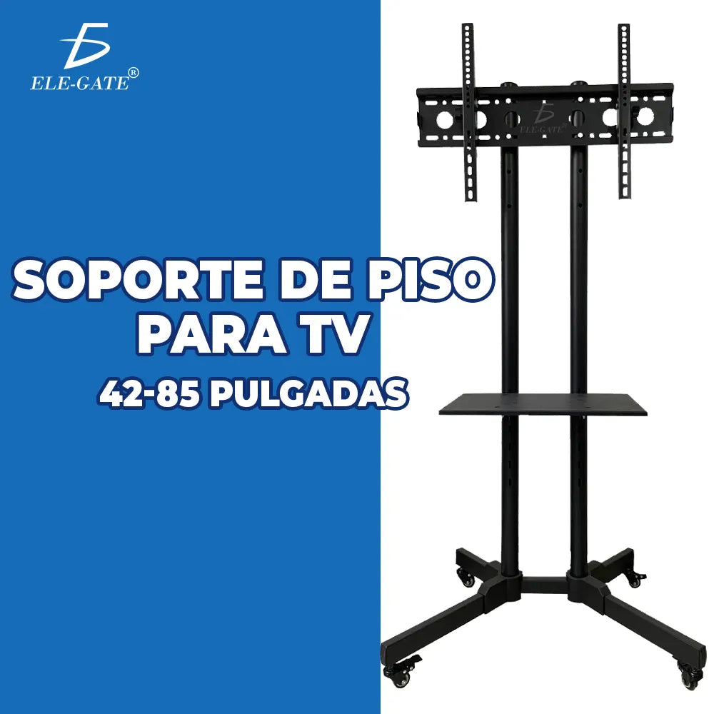 Soporte de TV móvil con ruedas para televisora de pantallas de hasta 70 pulgadas