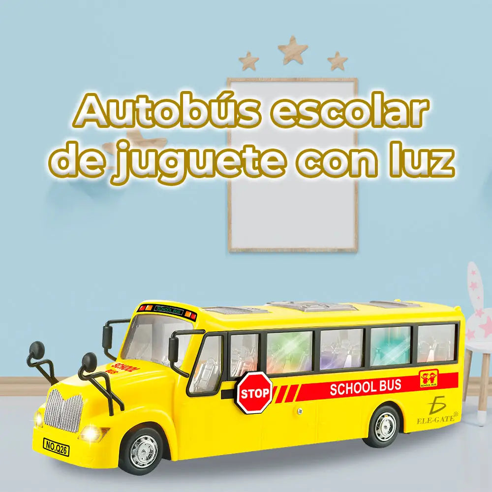 Camión de juguete autobus escolar grande diversión educativa para niños