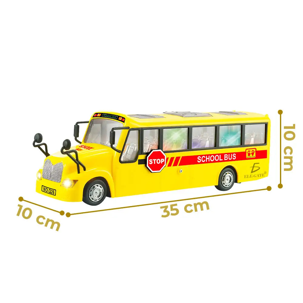 Camión de juguete autobus escolar grande diversión educativa para niños
