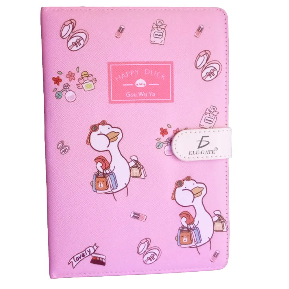 Libreta con Diseño Kawaii con 100 hojas con Broche Imantado