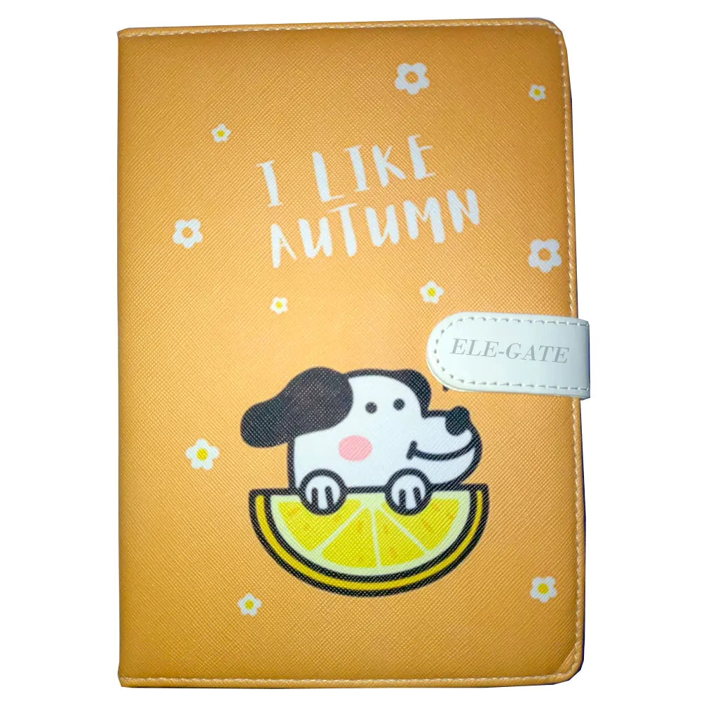 Libreta con diseño kawaii con 100 hojas con broche imantado