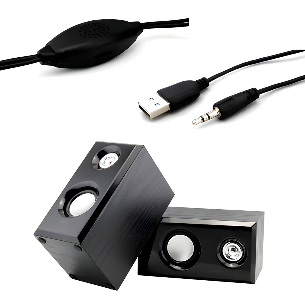 Bocina Computador Pc Laptop Usb 3.5mm