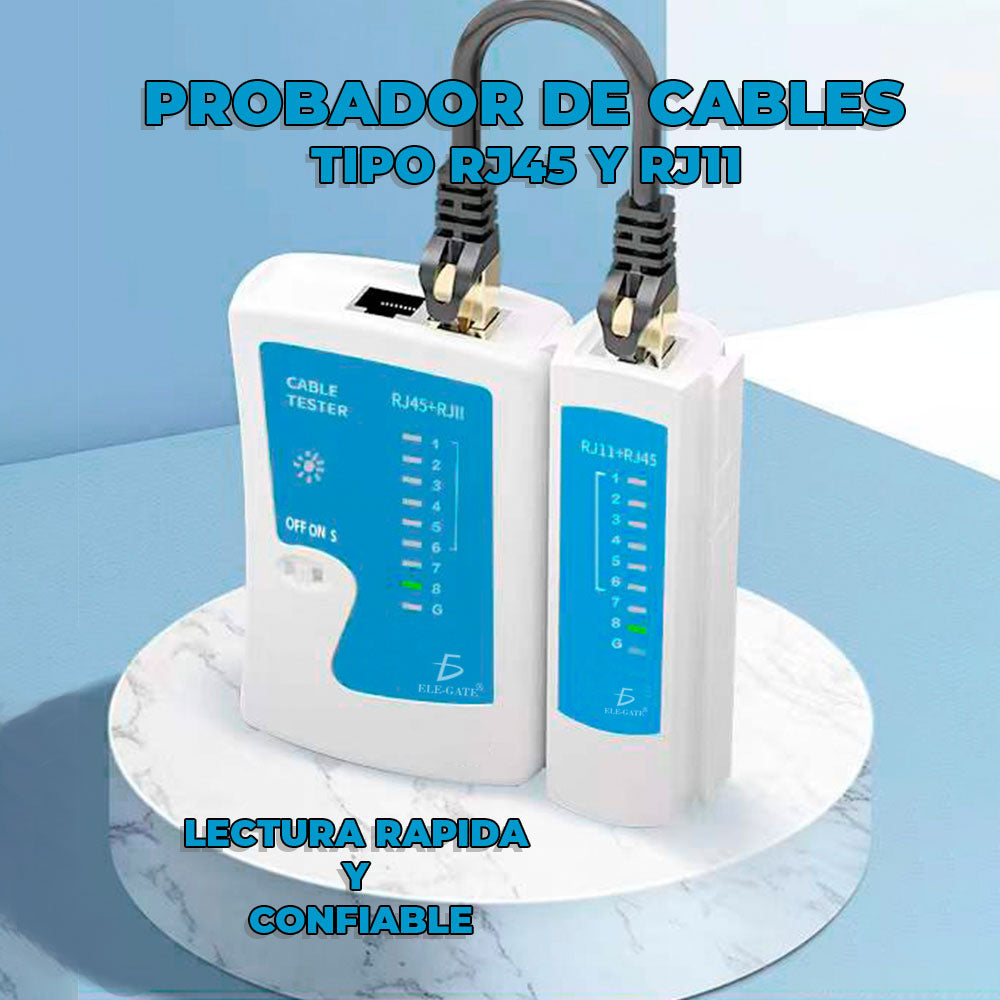 Probador Testeador Cable De Red Utp Rj11 Rj12 Rj45
