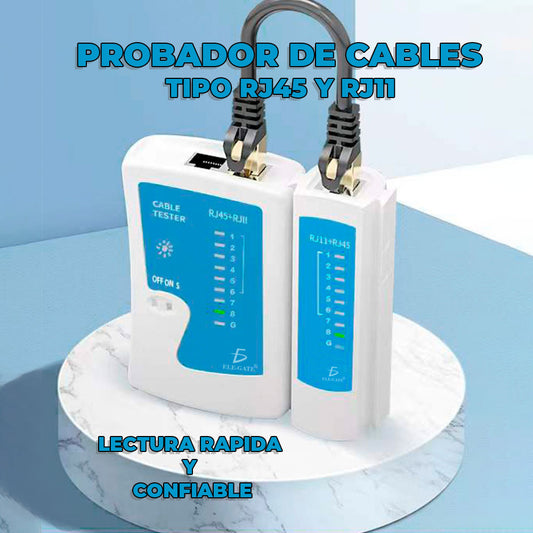 Probador Testeador Cable De Red Utp Rj11 Rj12 Rj45